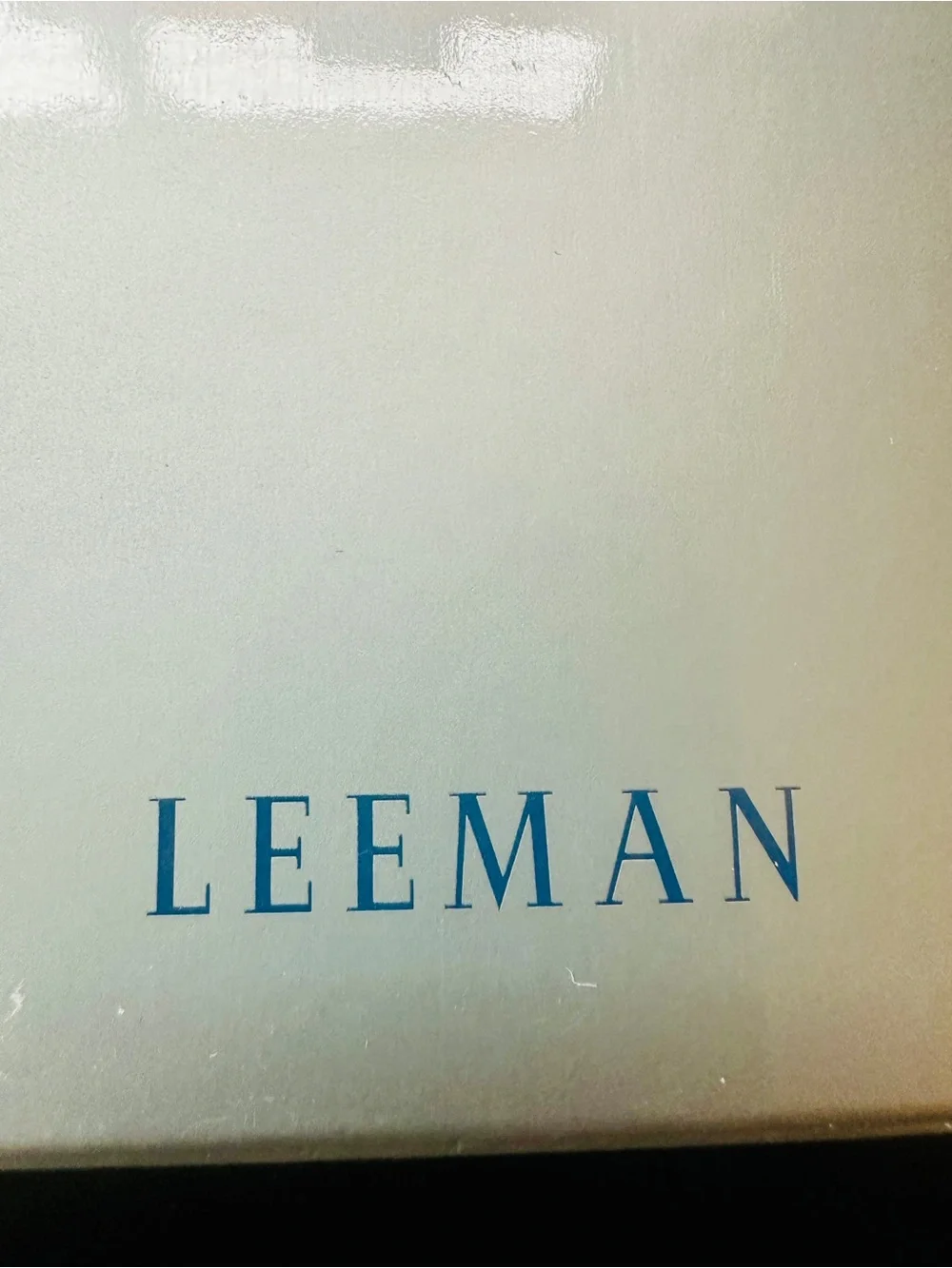 Red Leeman Journal Notebook Italian Faux Leather NEW w/Gift Box 8.25x5.5